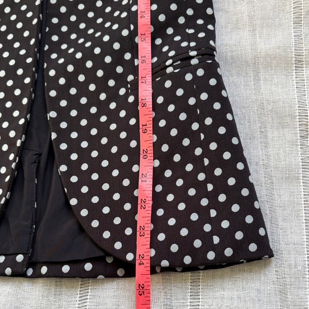 The Limited Navy and White Polka Dot Blazer - Picture 13 of 15